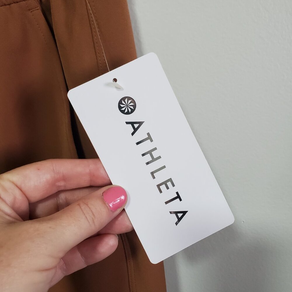 Athleta Tan Wide Leg Cargo Pants - Picture 8 of 16